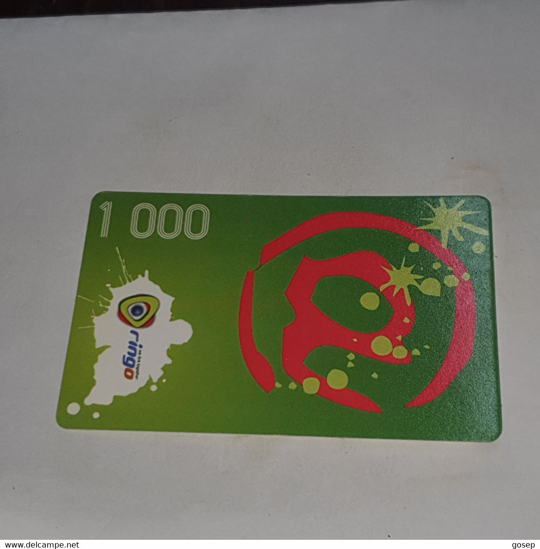 Cameroon-(CAM)-RINGO-(16)-(1000)-(cod Inclosed)-(31/3/2011)-mint Card+1card Prepiad - Cameroon