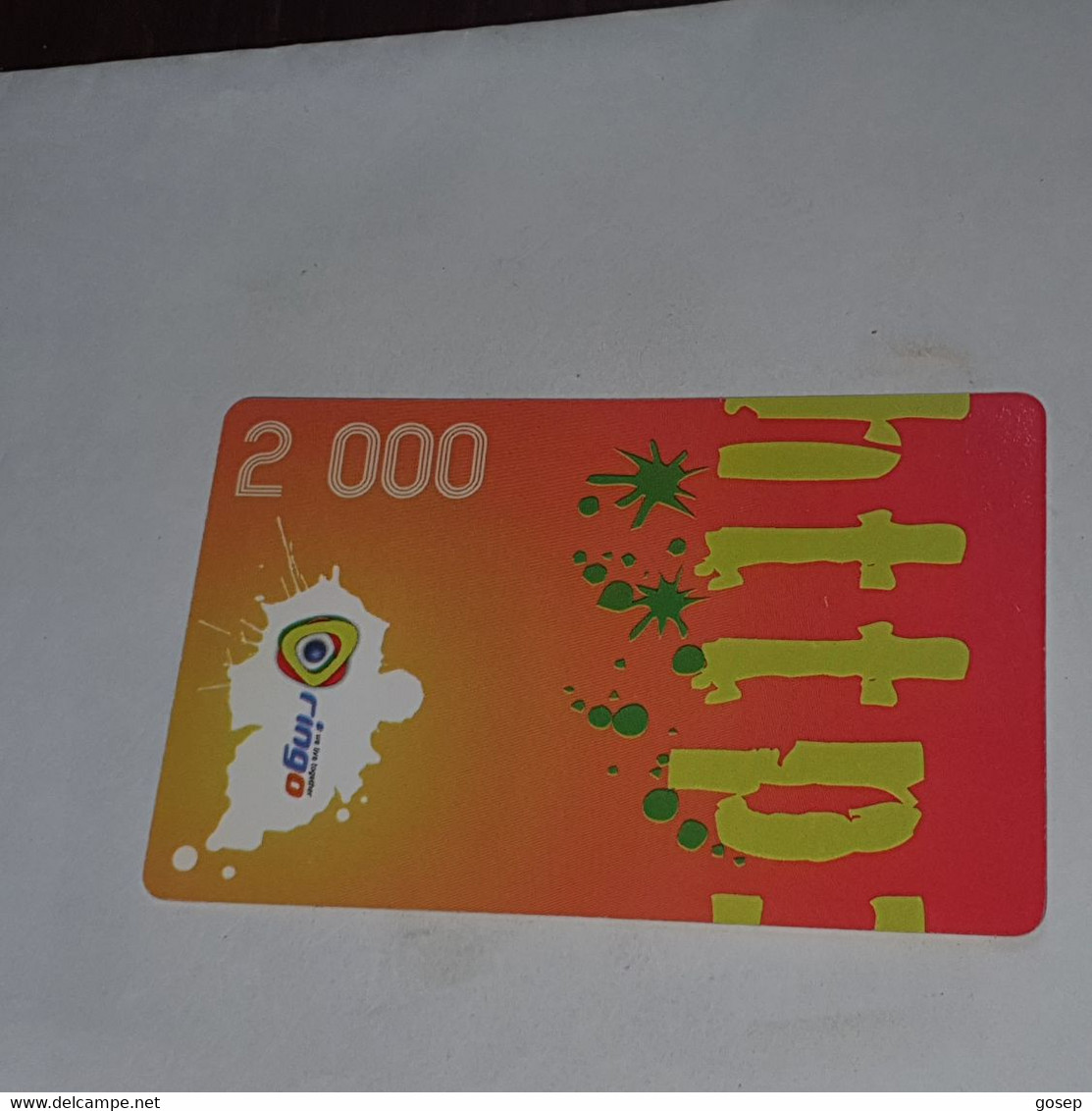 Cameroon-(CAM)-RINGO-(18)-(2000)-(cod Inclosed)-(11/2009)-mint Card+1card Prepiad - Cameroon