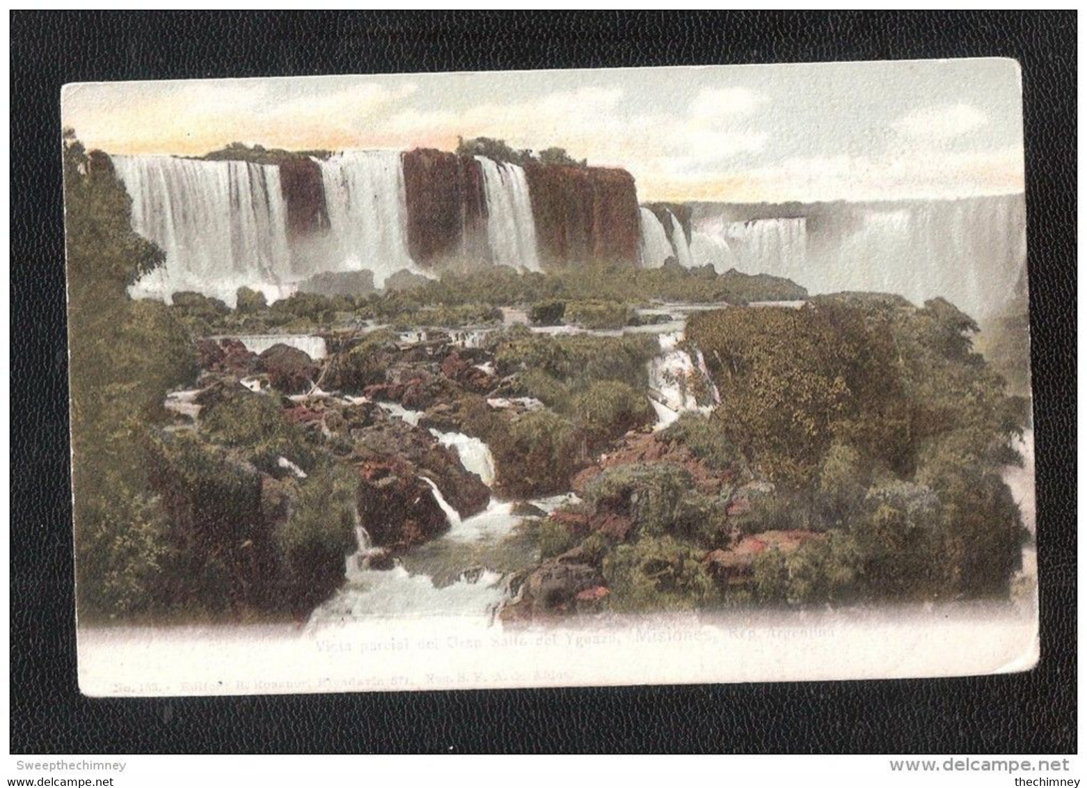 ARGENTINA Vista Parcial Del Gran Salto Del Yguazu Misiones Dos Simple Unused - Argentine