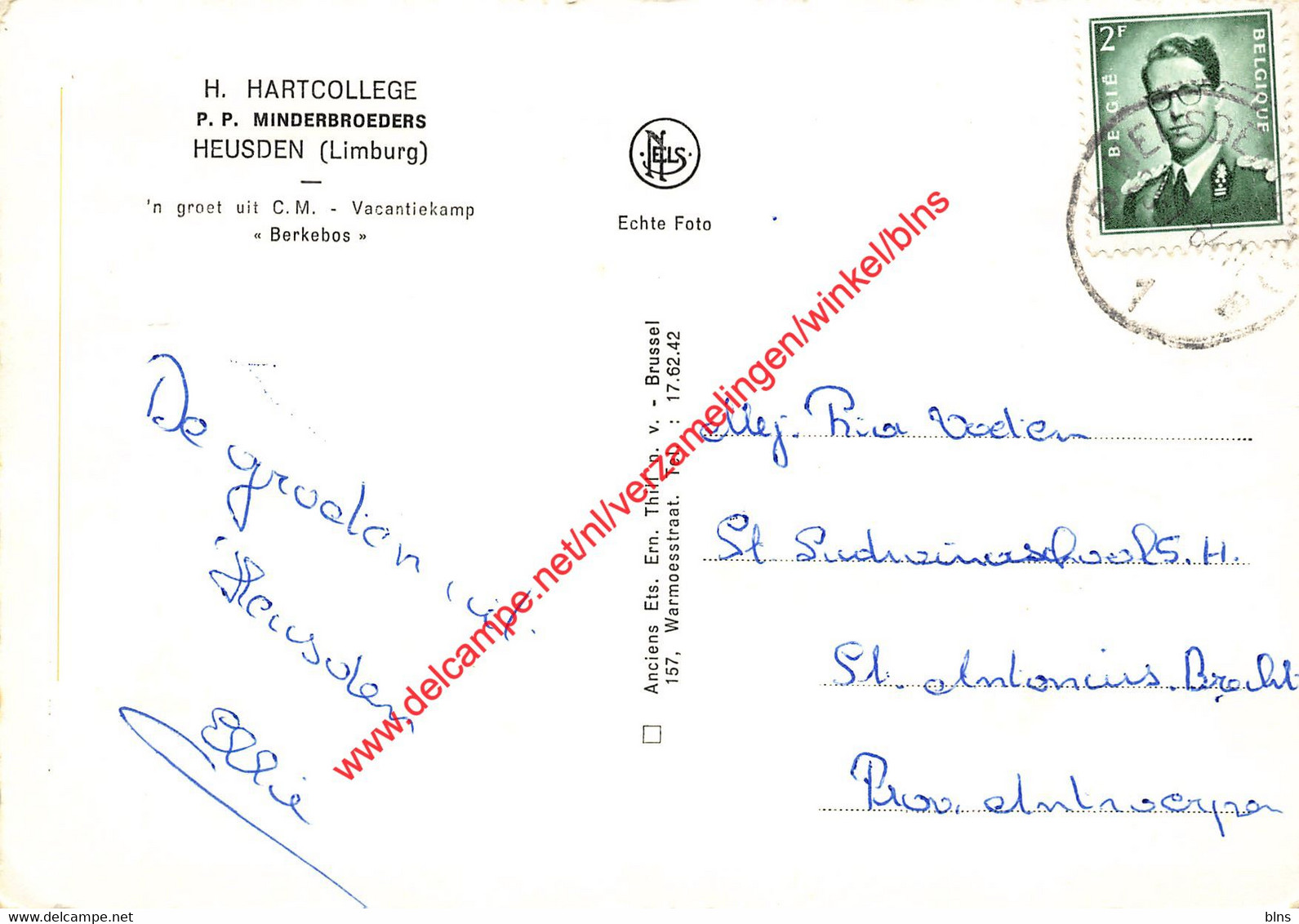 Heilig Hartcollege - P. P. Minderbroeders - Heusden-Zolder - Heusden-Zolder