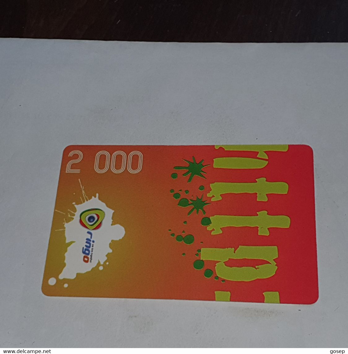 Cameroon-(CAM)-RINGO-(30)-(2.000)-(DUMMY)-(11/2009)+1card Prepiad - Camerún