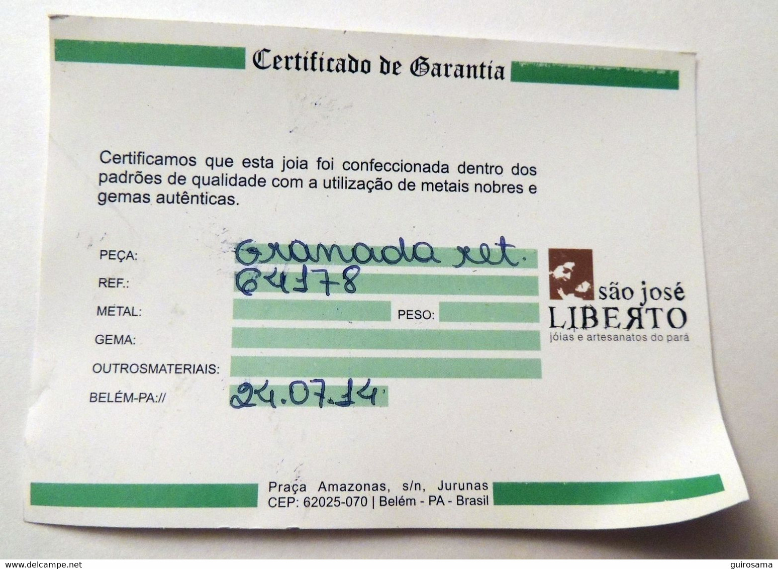 Grenat à facettes rectangulaires 5,5 carats (3 pièces) - Brésil