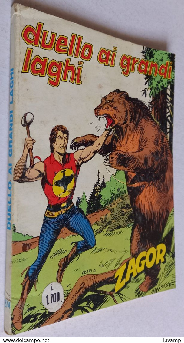 ZAGOR ZENITH   ORIGINALE - N.  274 (CART 42) - Zagor Zenith