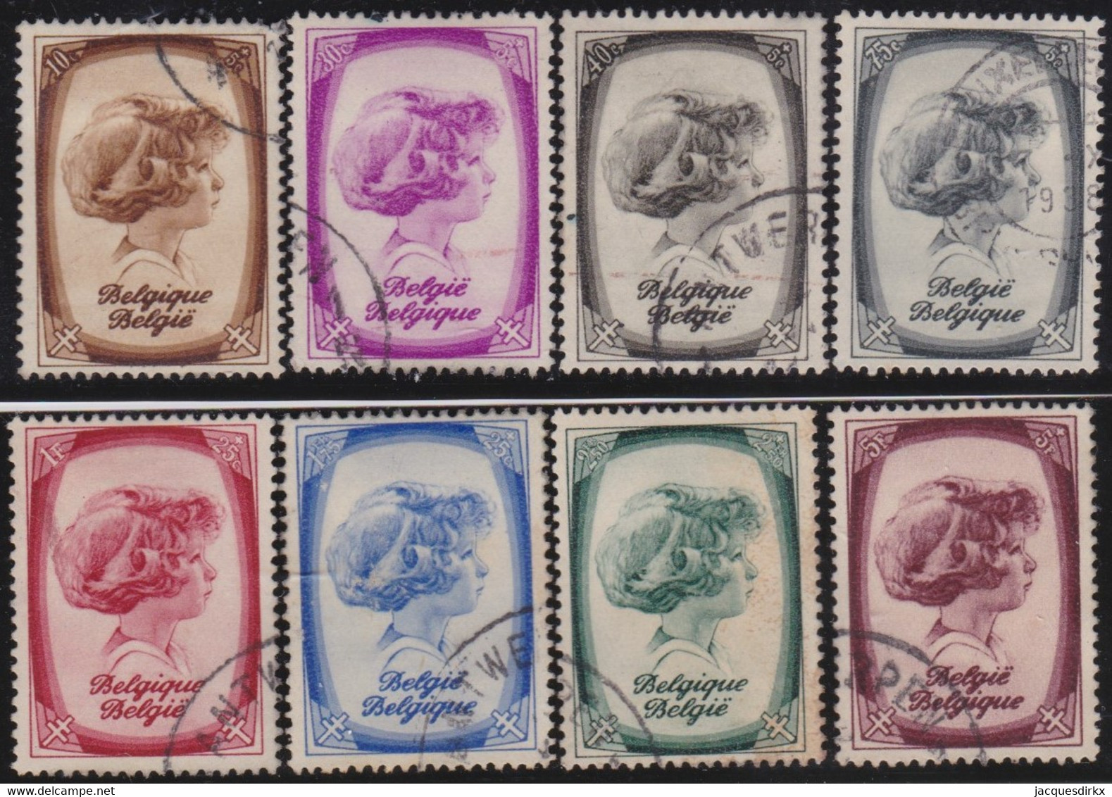 Belgie  .   OBP   .      488/495        .      O     .    Gebruikt  .   / .     Oblitéré - Used Stamps