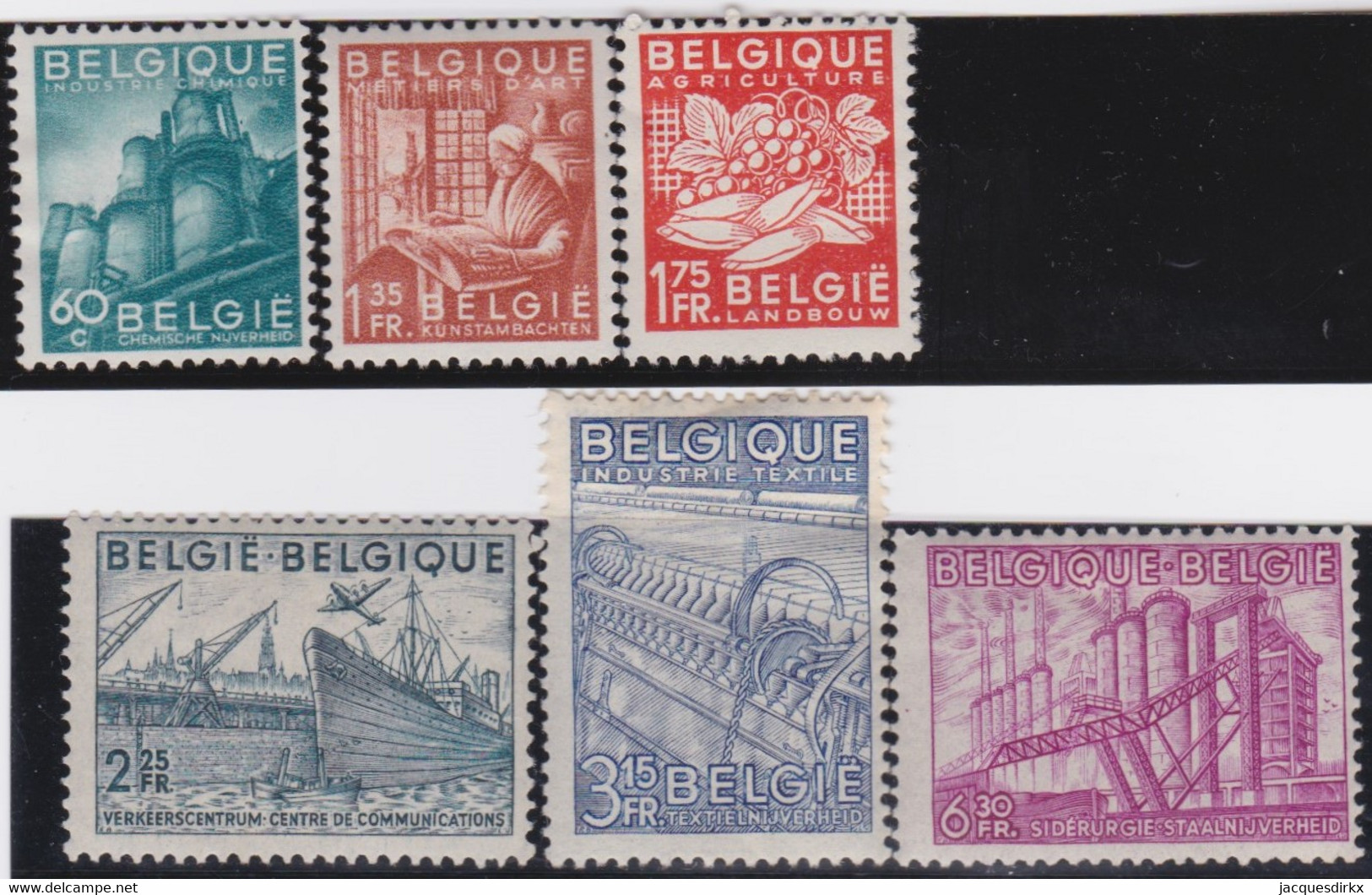 Belgie  .   OBP   .    761/766     .      *     .    Ongebruikt Met Gom  .   /  .   Neuf Avec Gomme - Unused Stamps