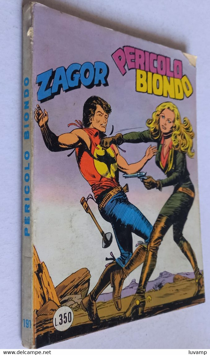 ZAGOR ZENITH   ORIGINALE - N.  191 (CART 42) - Zagor Zenith