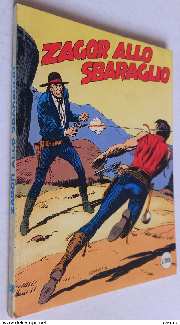 ZAGOR ZENITH   ORIGINALE - N.  358 (CART 42) - Zagor Zenith