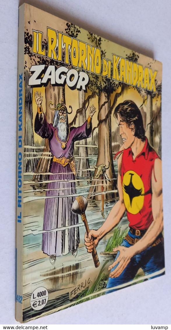 ZAGOR ZENITH   ORIGINALE - N.  482 (CART 42) - Zagor Zenith