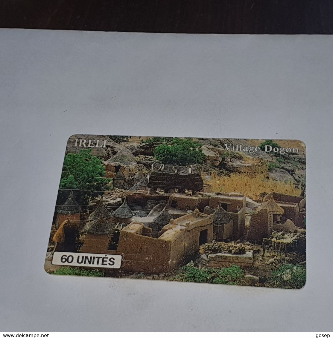 MALI-(MAL-O-40)-lreli Village Dogon-(17)-(60units)-(003632649)-(tirage-100.000)+1card Prepiad - Mali