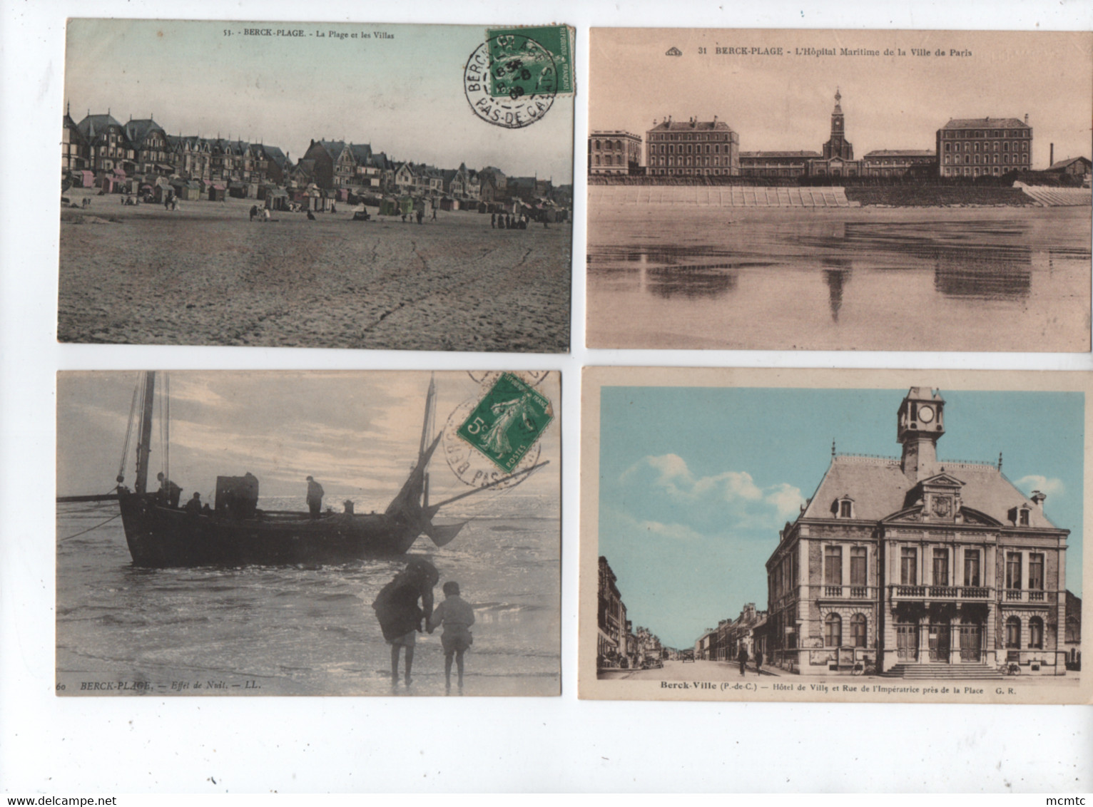 65 cartes Berck Plage - ( 62. Pas-de-Calais )