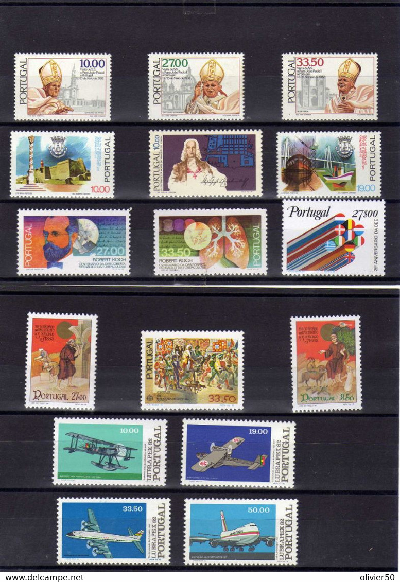 Portugal (1982)   -   Annee Complete     -  Neufs**- - Années Complètes