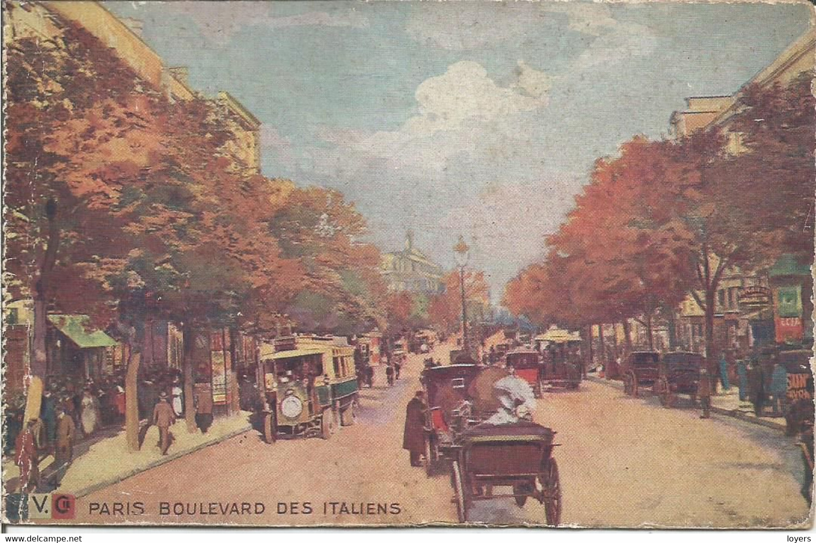 PARIS  -  BOULEVARD DES ITALIENS. (scan Verso) - Andere & Zonder Classificatie