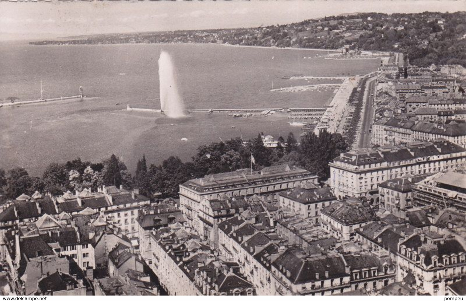 QM - GENEVE - La Rive Gauche Du Lac Et Le Coteau De Cologny - 1952 - Cologny