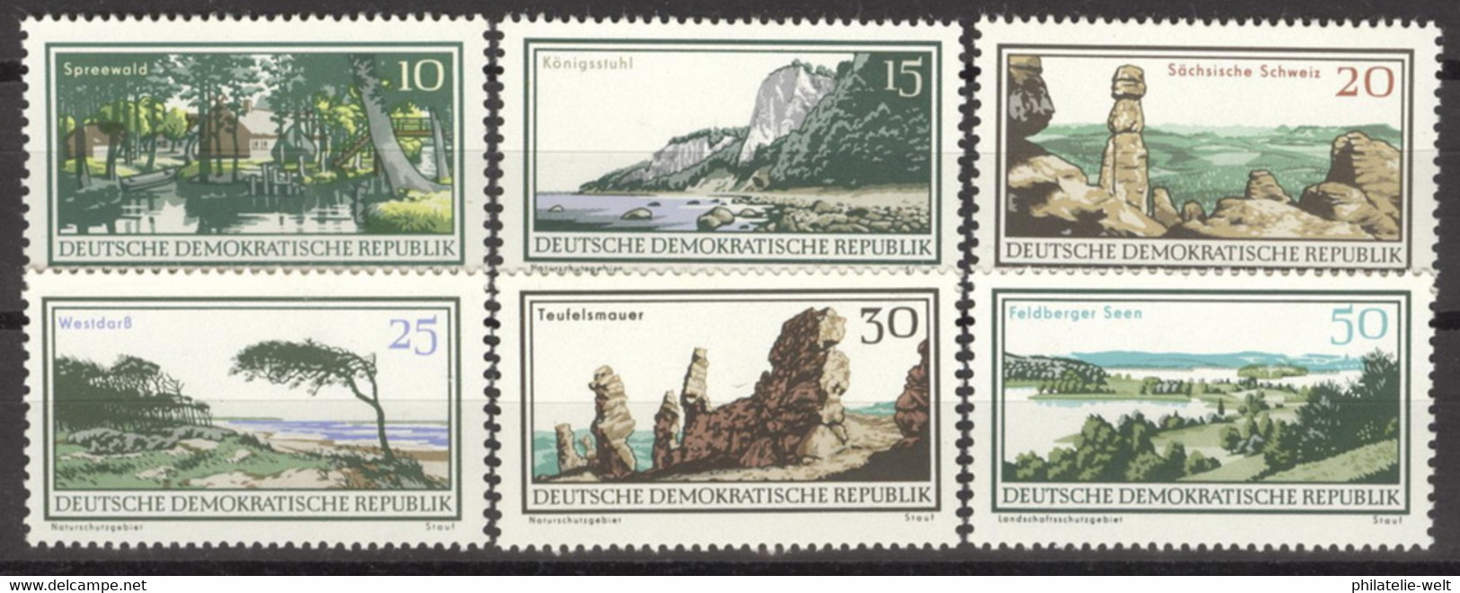 DDR 1179/84 ** Postfrisch - Unused Stamps