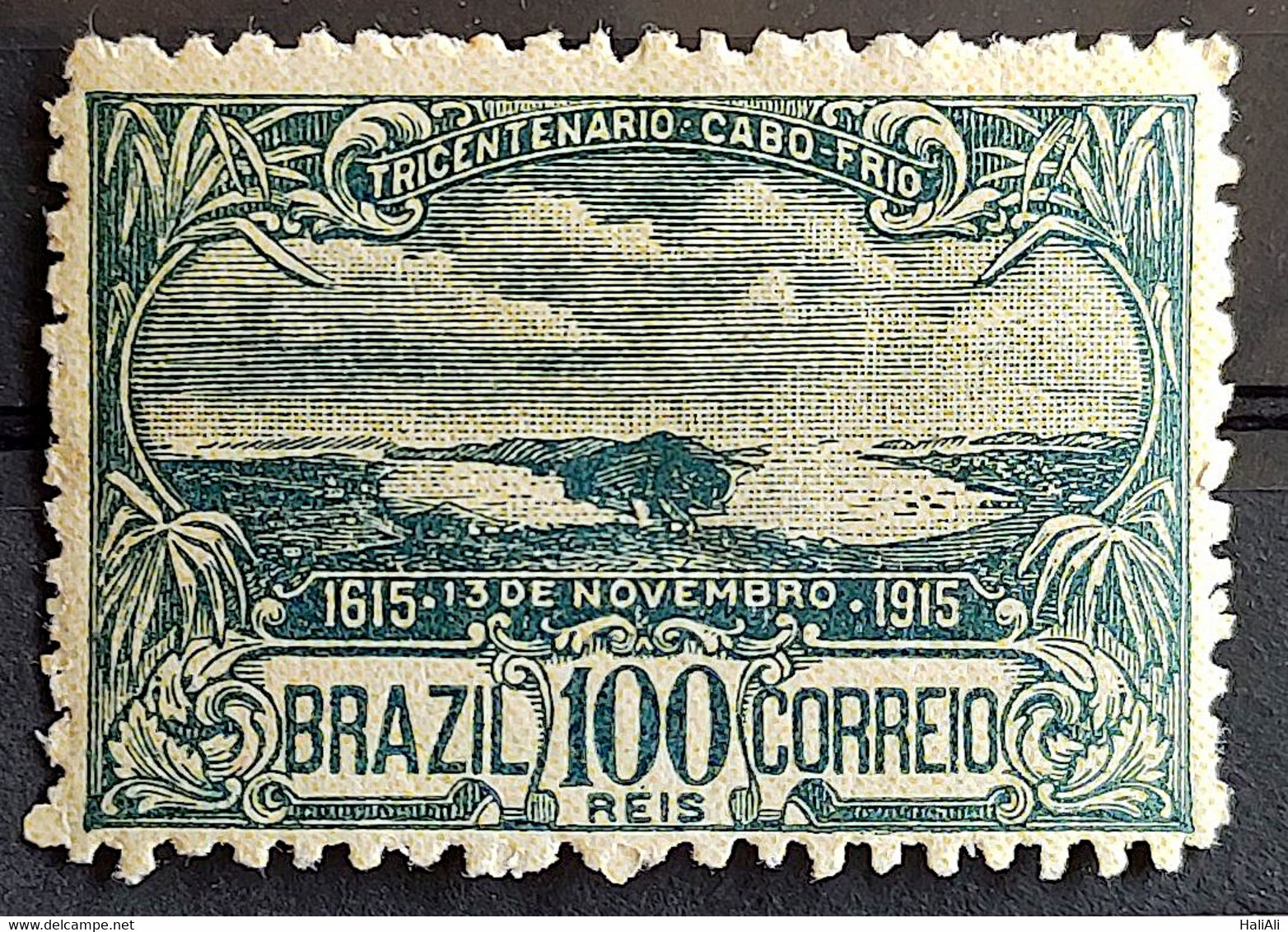 C 10 Brazil Stamp Tricentenary Cabo Frio 1915 6 - Unused Stamps