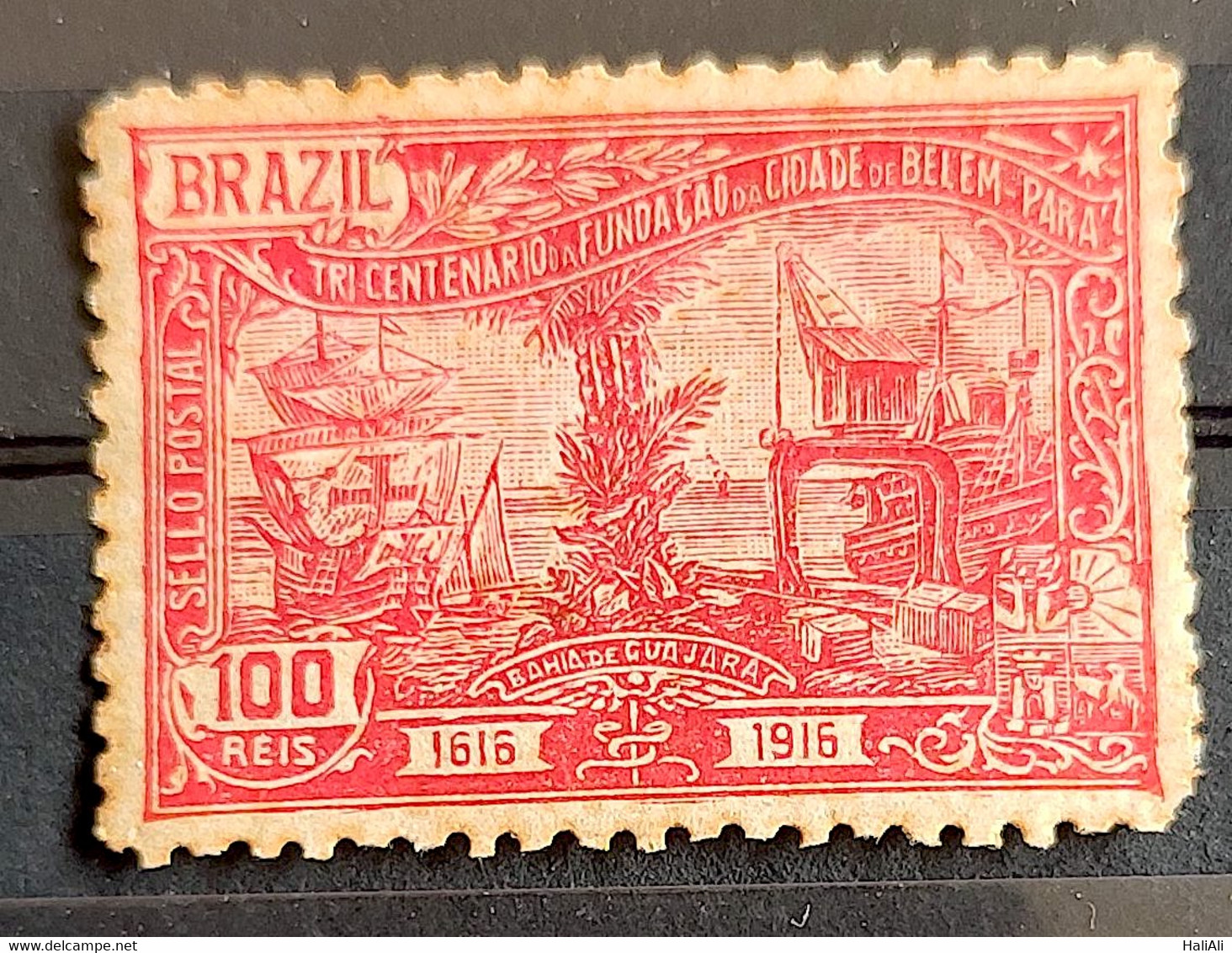 C 11 Brazil Stamp Tricentenary Belem Para Ship Port Transport 1916 7 - Unused Stamps