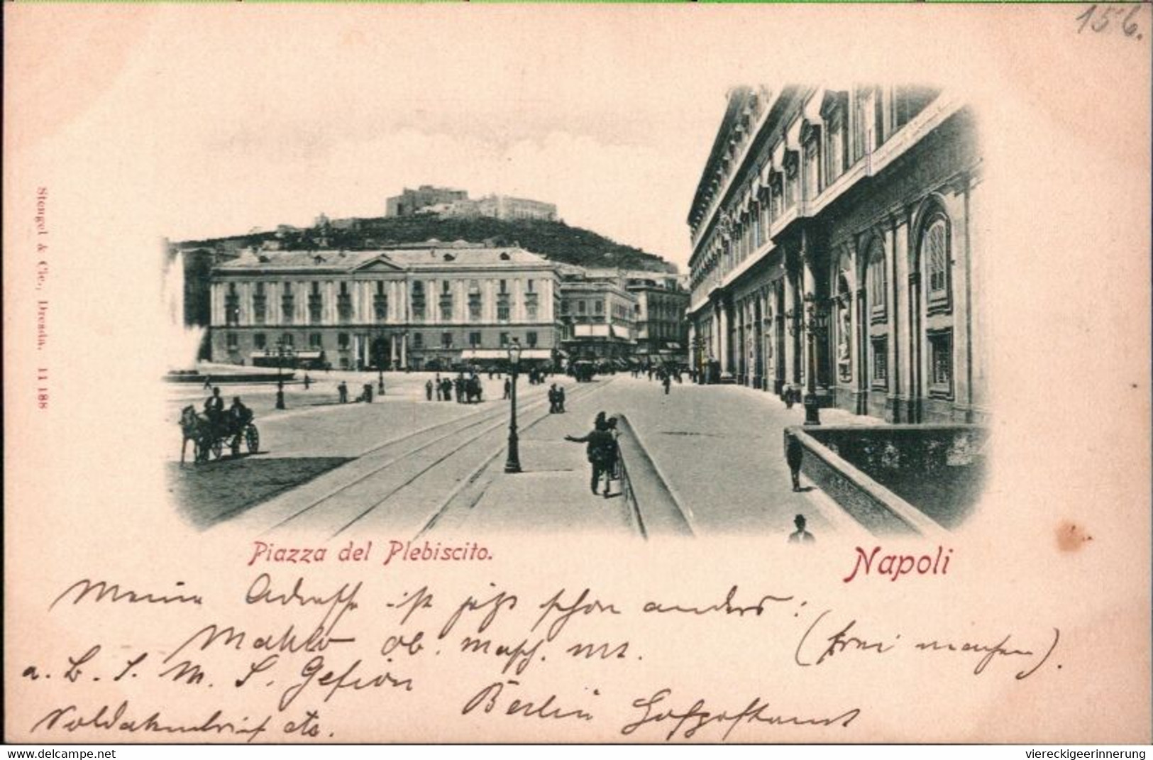 ! Alte Ansichtskarte Neapel, Napoli, Verlag Stengel, Dresden - Napoli (Neapel)