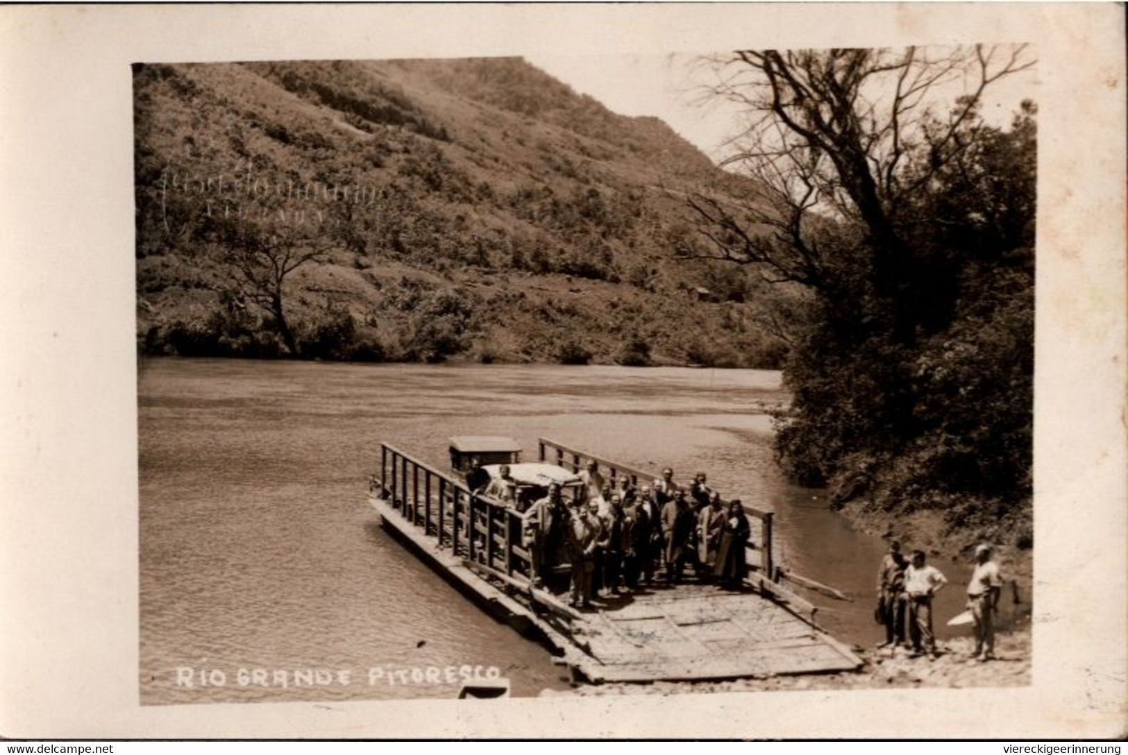 ! Altes Foto, Photo, 1936, Rio Grande Do Sul, Fähre, Ferry, Brasilien, Brazil - Otros