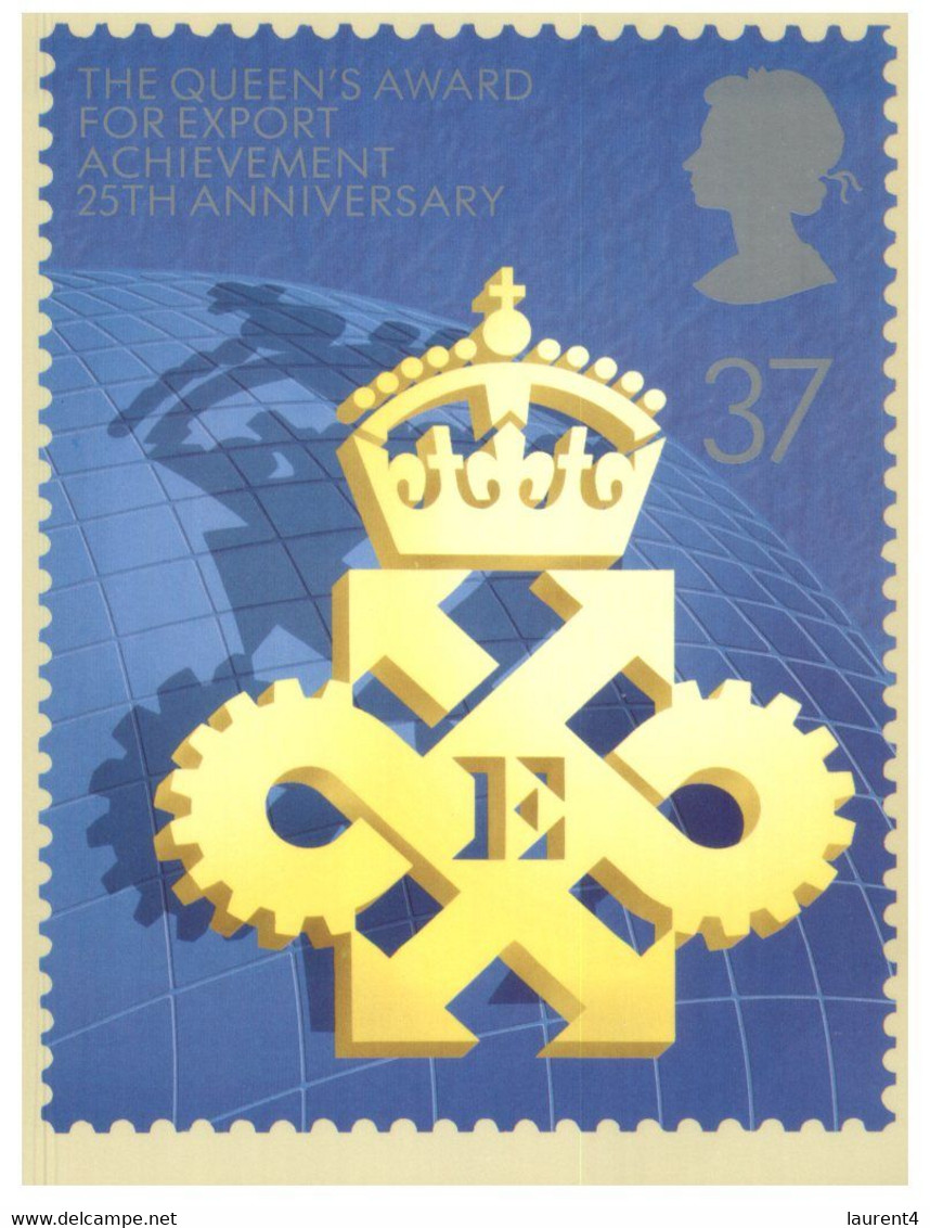 (LL 25) PHQ Postcards (4 Cards) The Queen's Awards 25th Anniversary - Empfänge