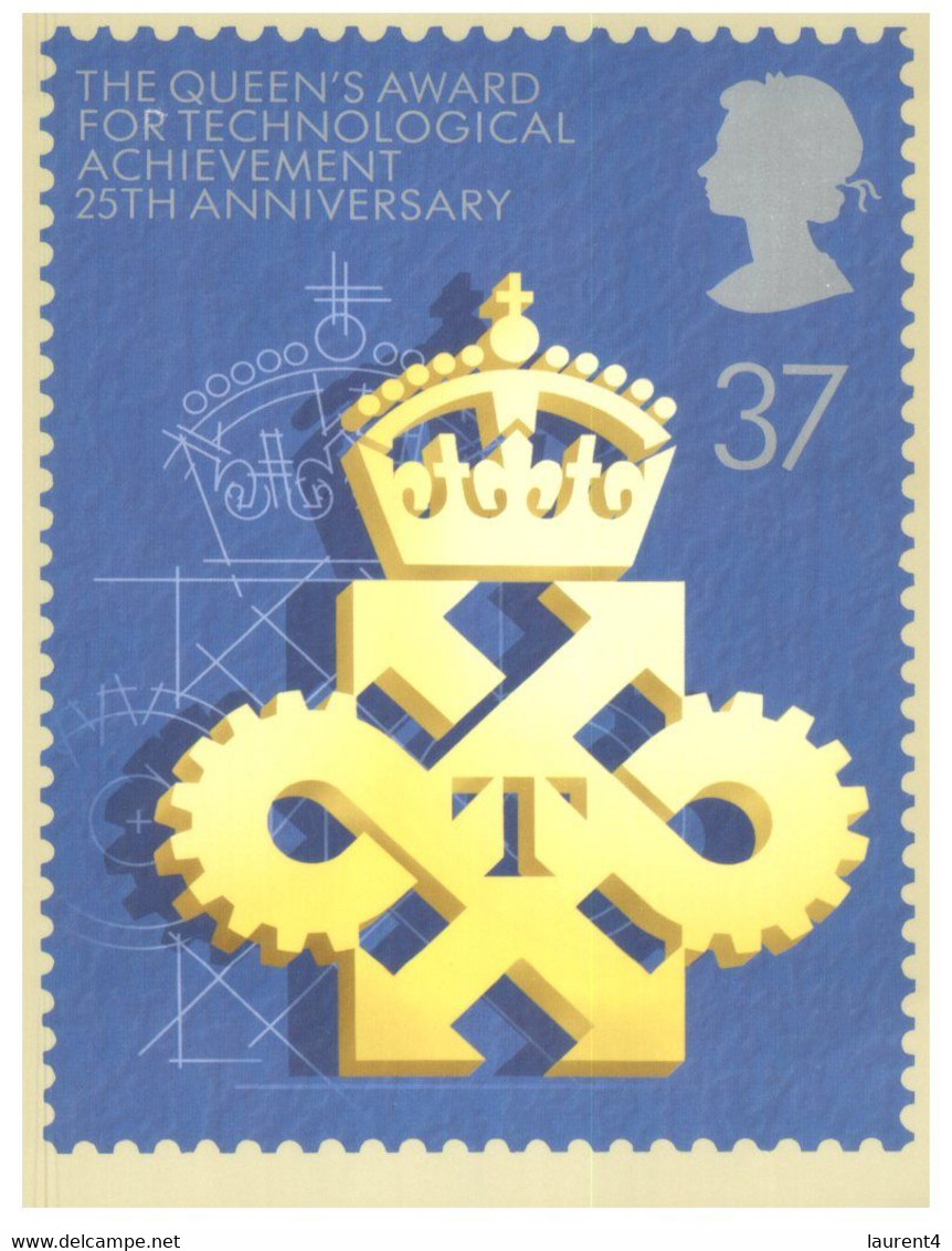 (LL 25) PHQ postcards (4 cards) The Queen's Awards 25th anniversary