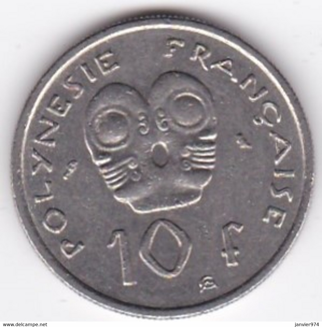 Polynésie Française. 10 Francs 1972. En Nickel - French Polynesia