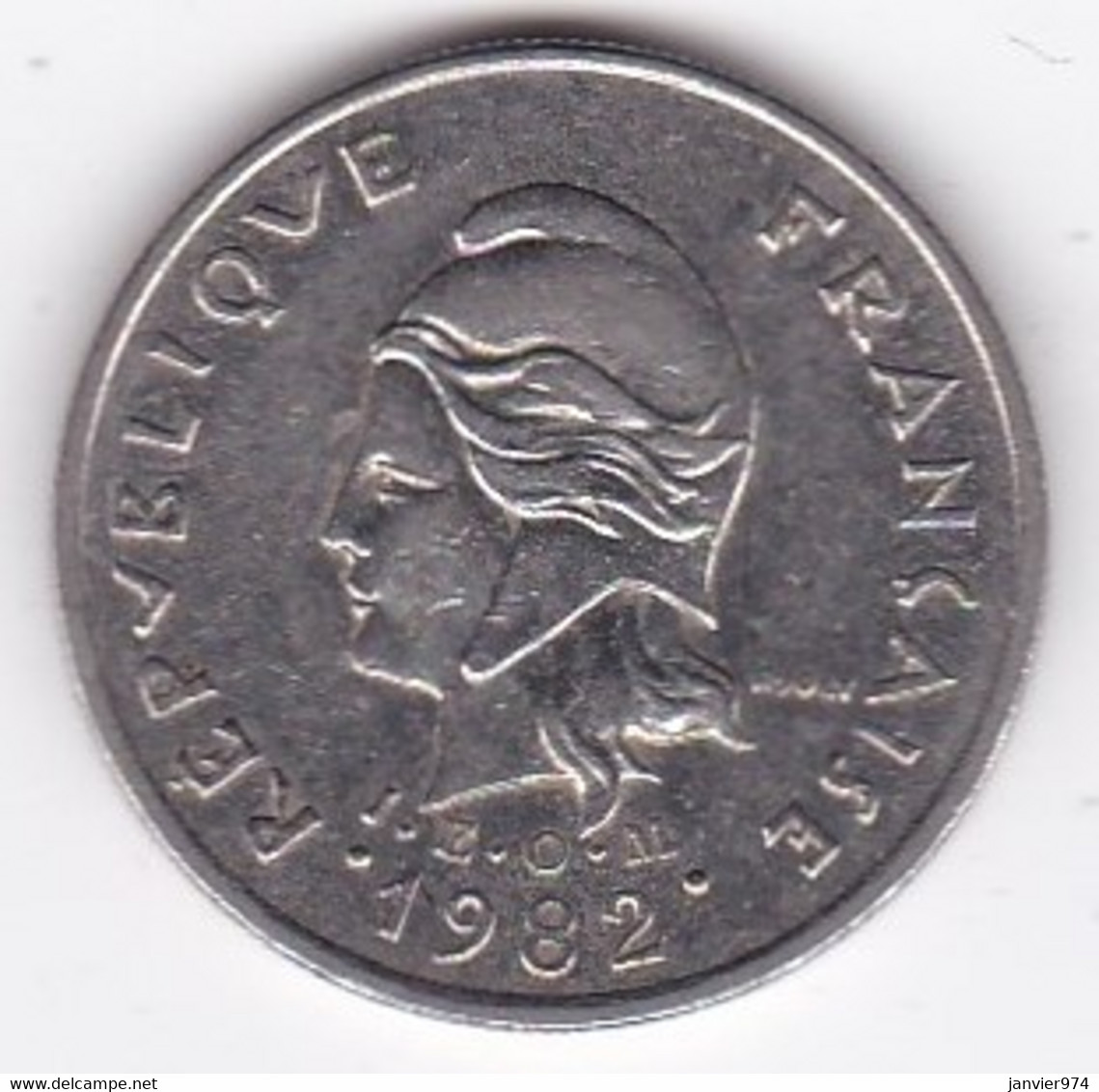 Polynésie Française. 10 Francs 1982 En Nickel - French Polynesia