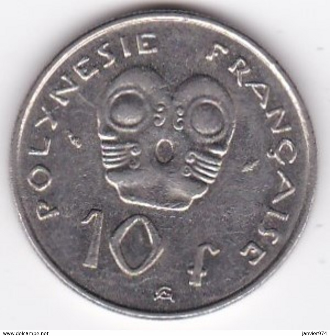 Polynésie Française. 10 Francs 1992 En Nickel - Polynésie Française