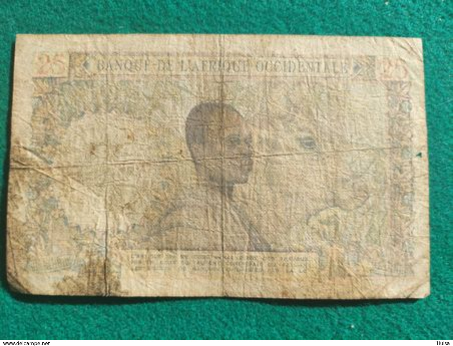 Banque De L'afrique Occidentale 25 Francs 1948 - Central African States