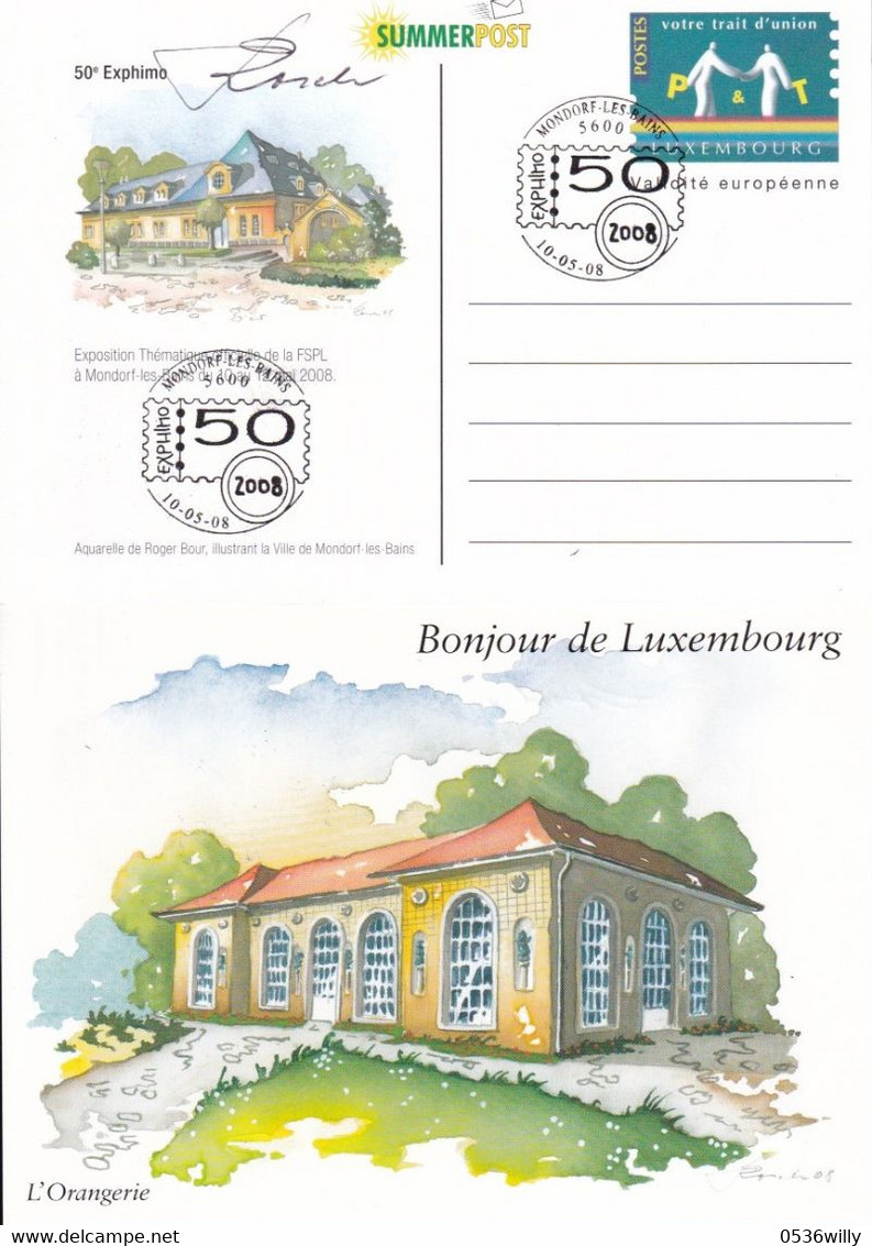 Mondorf-les-Bains Orangerie 50e EXPHIMO (8.476) - Storia Postale