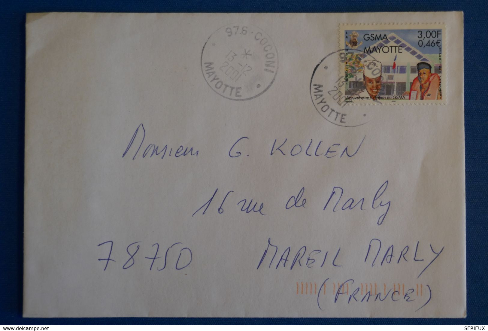 N9 POLYNESIE BELLE CARTE 1988 VOYAGEE PAPEETE POUR PARIS + AFFRANCHISSEMENT INTERESSANT - Storia Postale