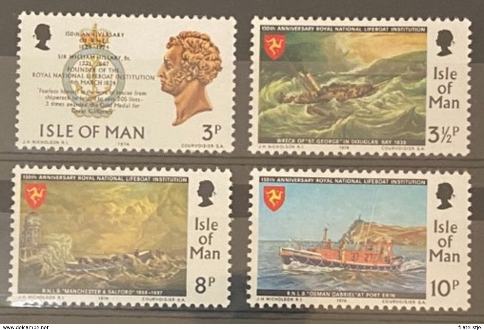 Isle Of Man Zegel Nrs 36 - 39 MNH*** - Man (Ile De)