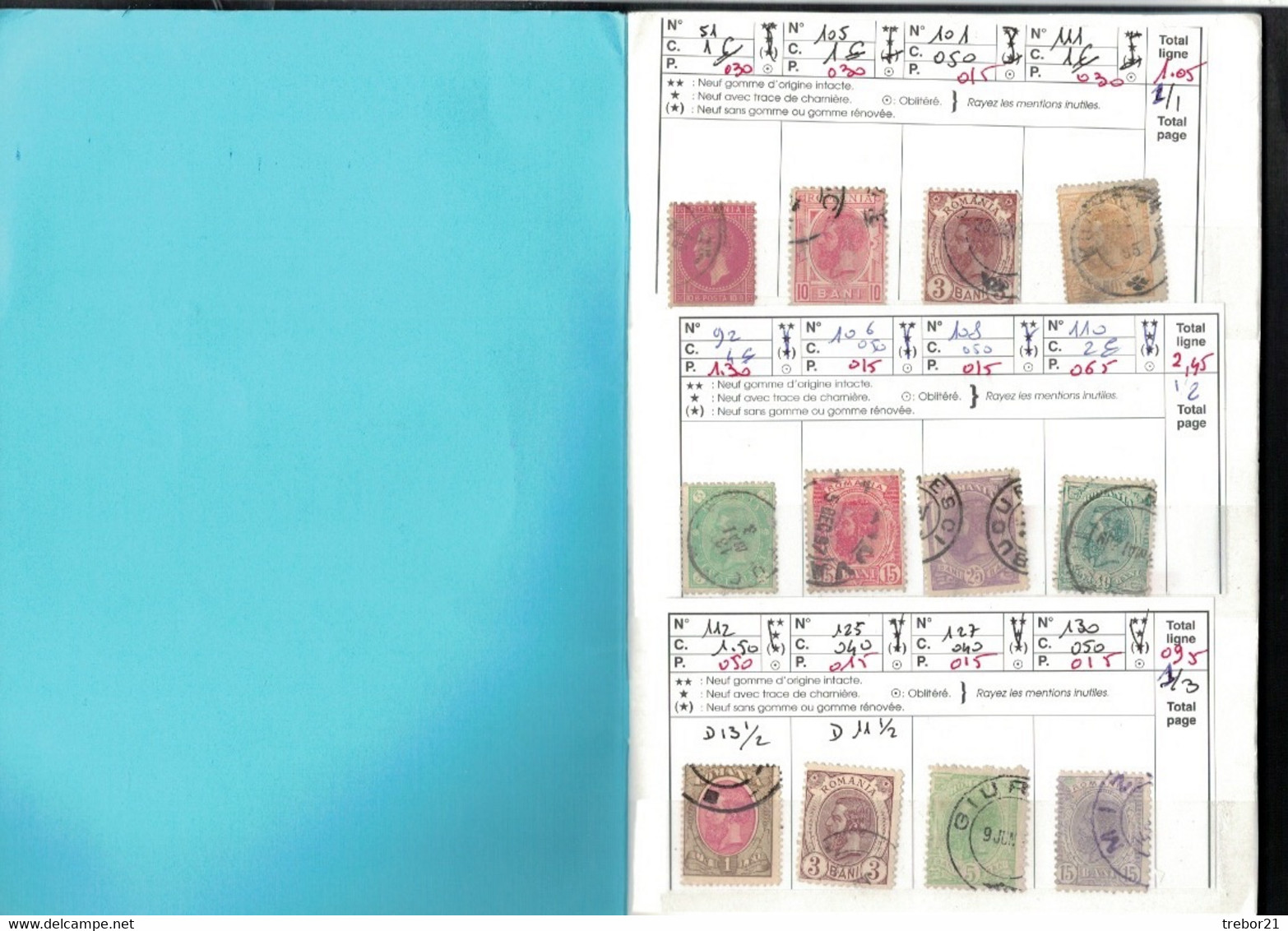 ROUMANIE -cote Yvert = 223 €uros ....18 scans.  - Deux carnets