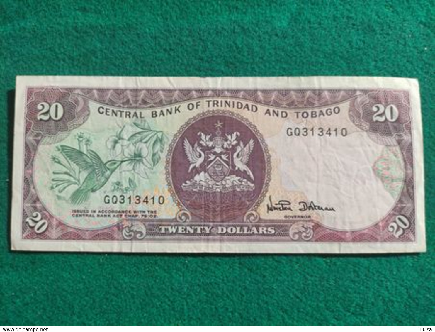 Trinidad Tobago 20 Dollars 1985 - Trinidad Y Tobago