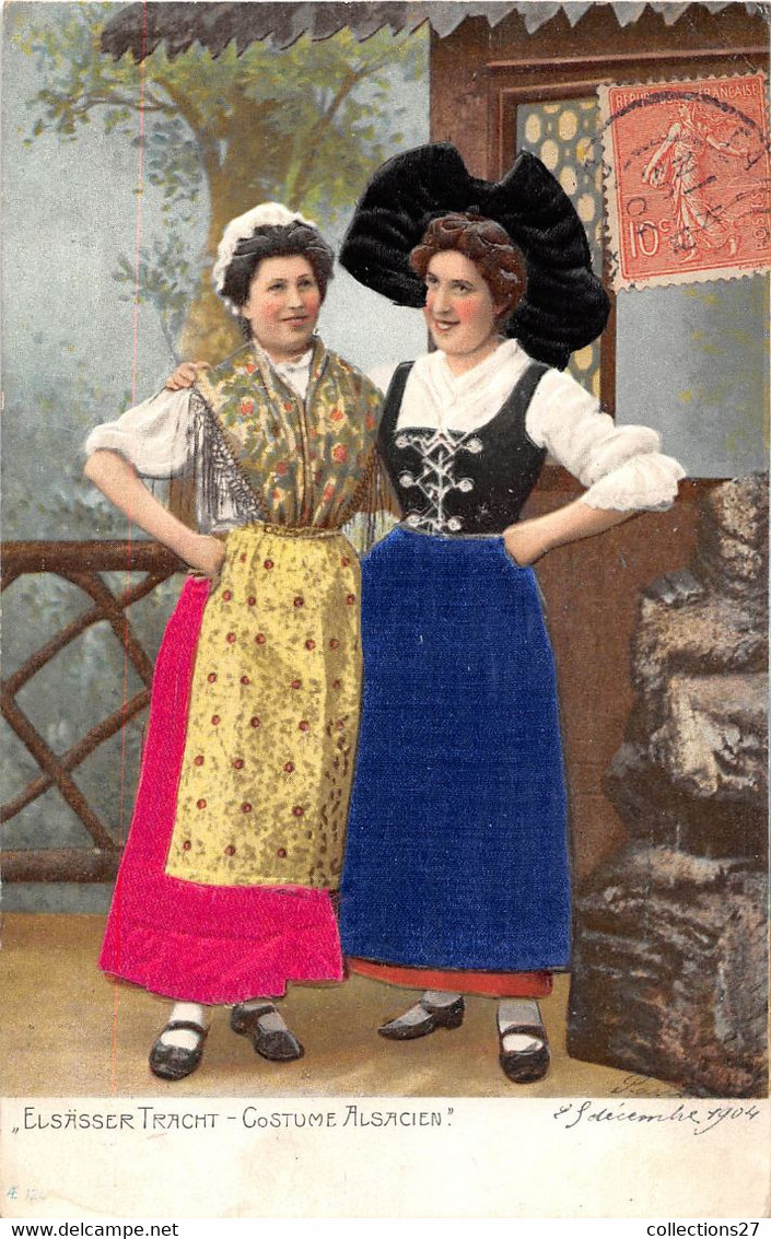 67-COSTUME ALSACIEN -ELSÄSSER TRACHT - Sonstige & Ohne Zuordnung