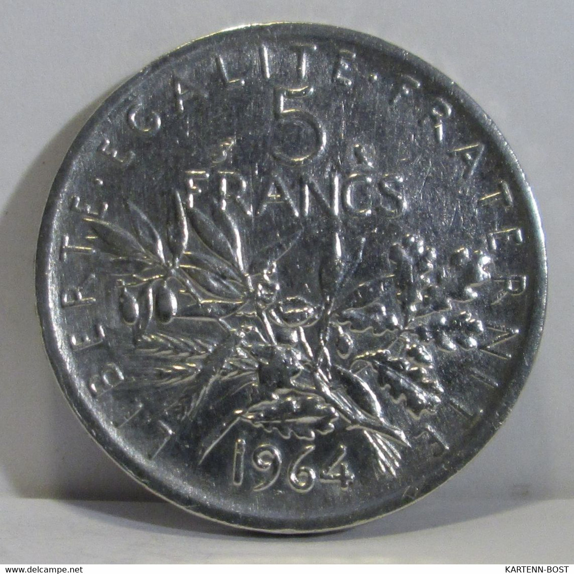 Réf 419420 - 1964 - 5 Francs Argent - La Semeuse - O. ROTY - Autres & Non Classés