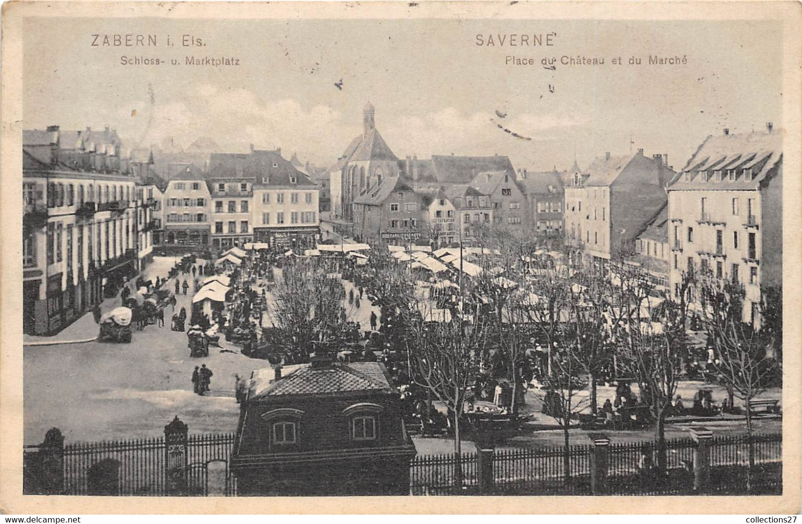 67-SAVERNE- PLACE DU CHATEAU ET DU MARCHE - Saverne