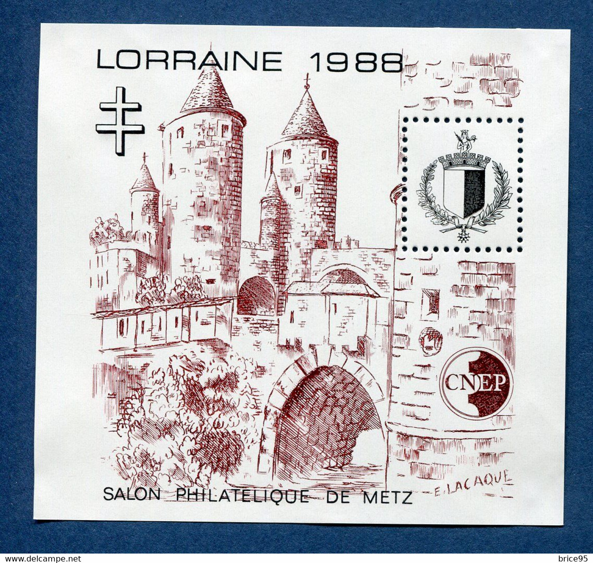 ⭐ France - Bloc Souvenir CNEP - YT N° 9 ** - Neuf Sans Charnière - 1988 ⭐ - CNEP