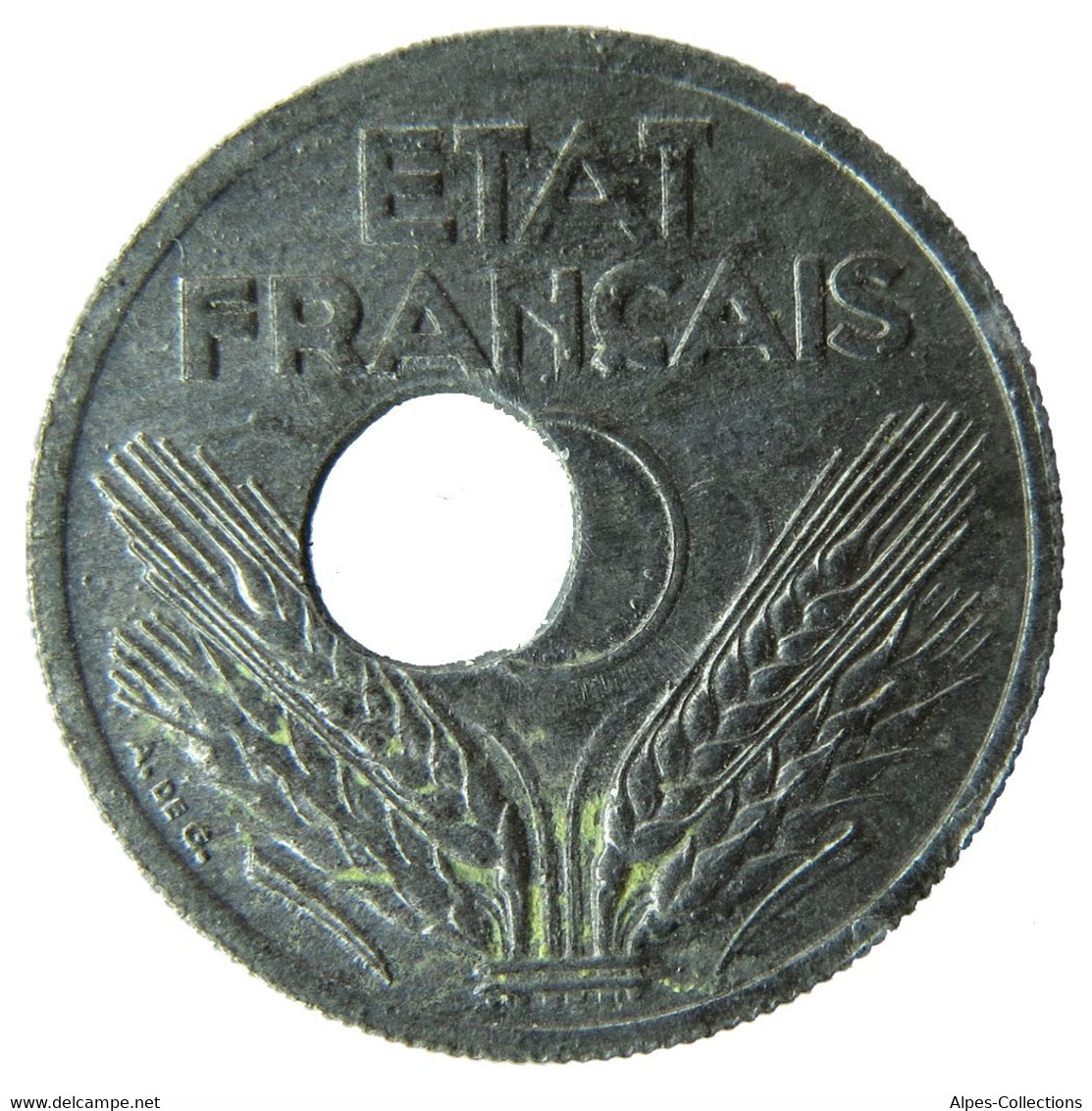 F14102.1 - FRANCE - 10 Centimes Etat Français - 1941 - Perforation Décentrée - Varietà E Curiosità