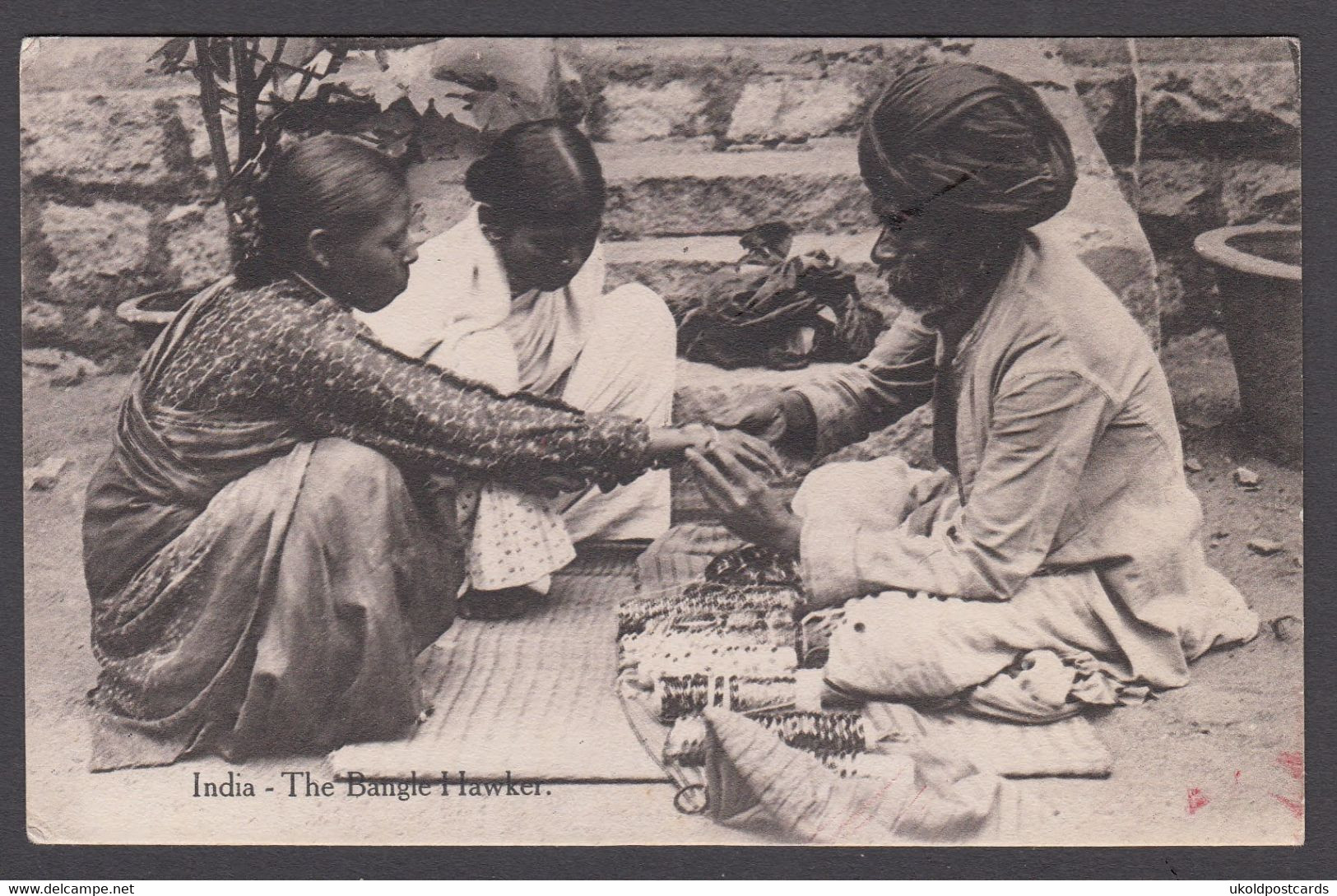 INDIA, The Bangle Hawker, By Raphael Tuck - India