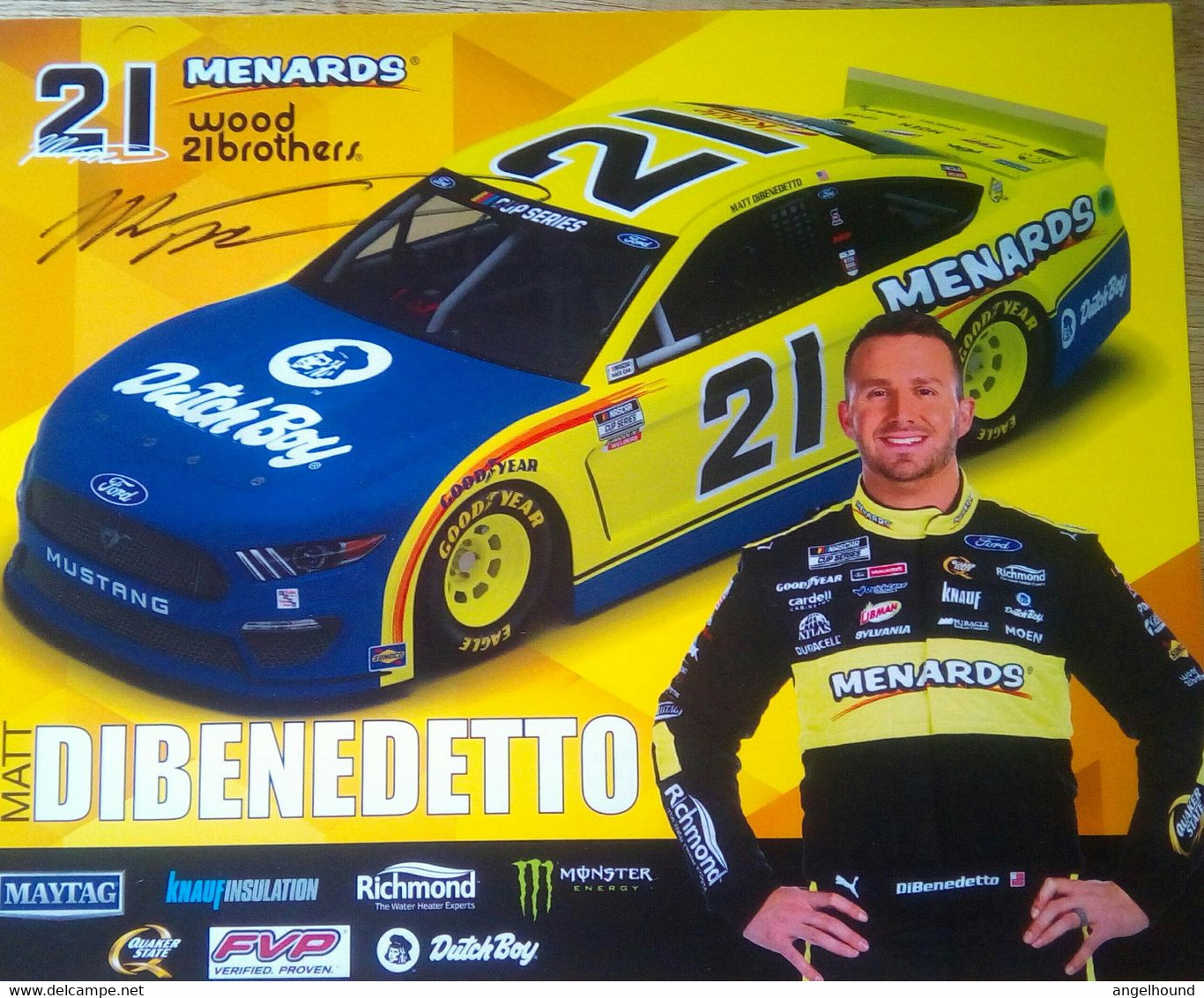 Matt Dibenedetto ( American Race Car Driver ) - Autografi