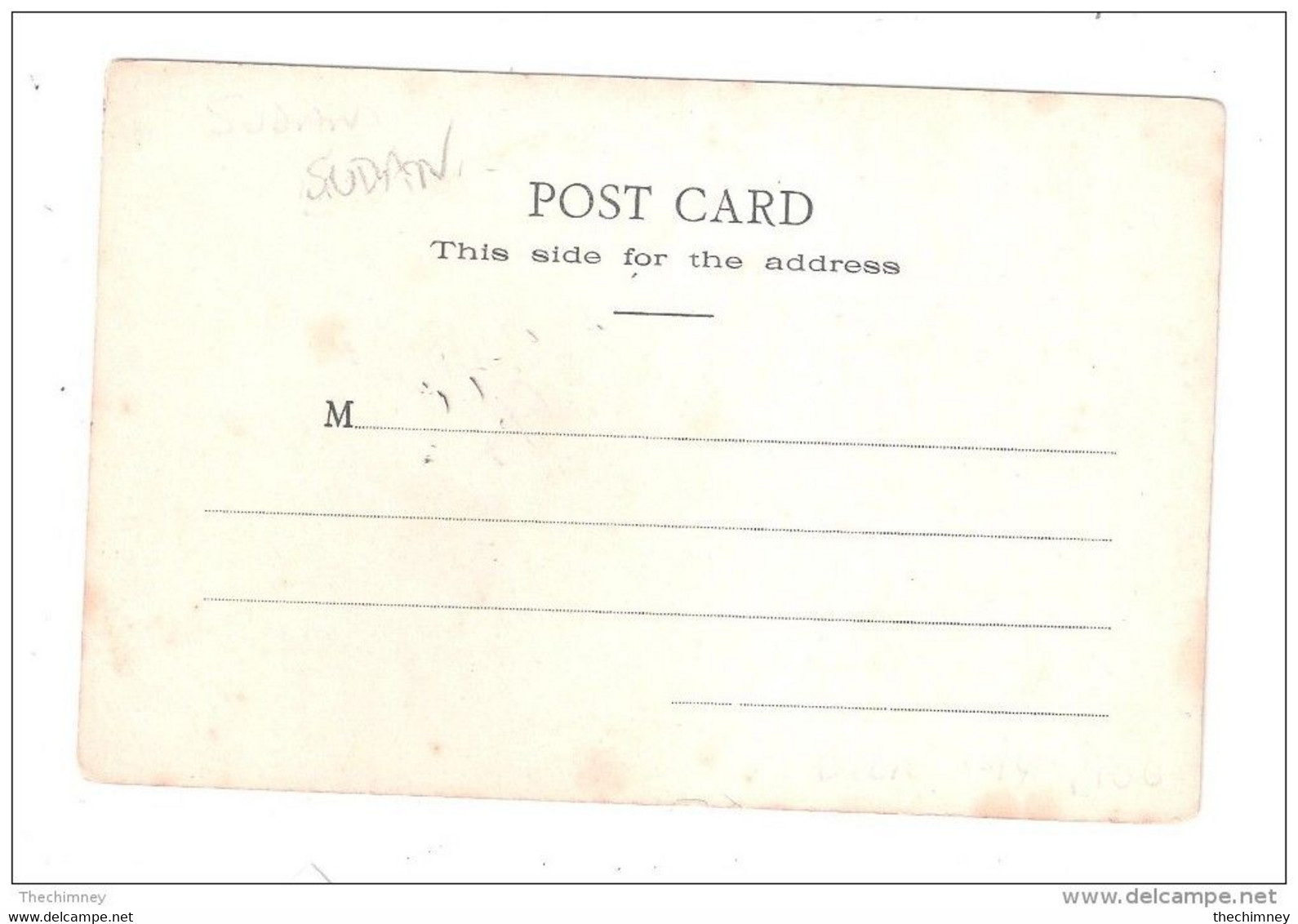 KHARTOUM - The War Office SUDAN EARLY POSTCARD UNDIVIDED BACK UNUSED - Sudán