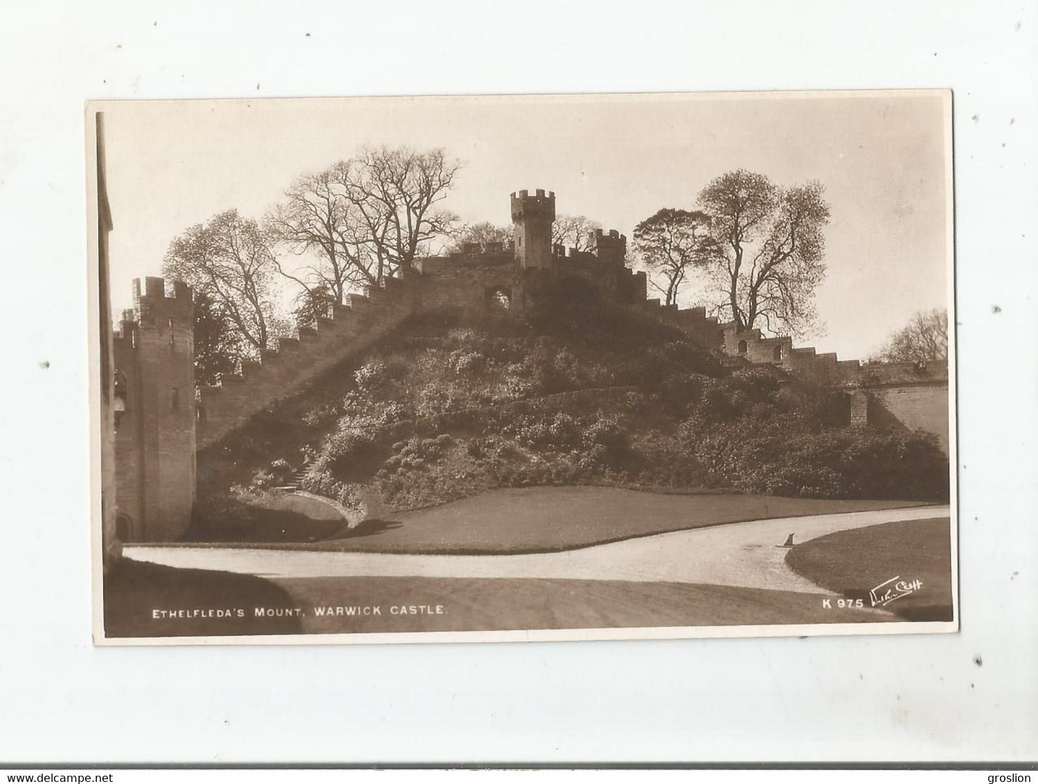 ETHELFLEDA'S MOUNT .WARWICK CASTLE  975 - Warwick