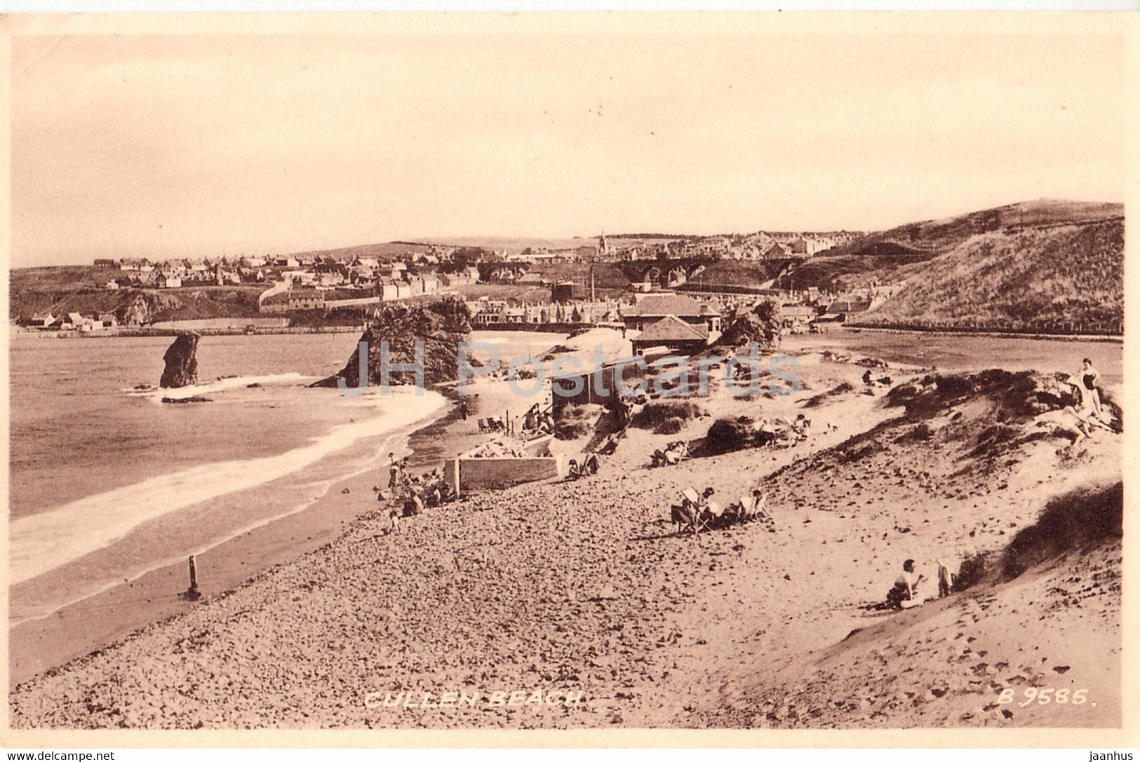 Cullen Beach - 9585 - Old Postcard - Scotland - United Kingdom - Unused - Banffshire