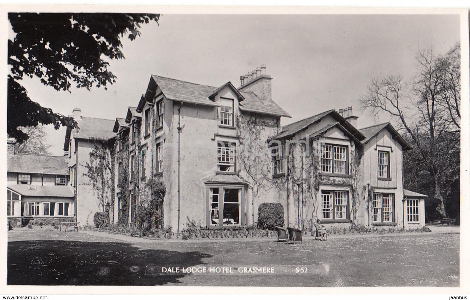 Grasmere - The Dale Lodge Hotel - S 52 - Old Postcard - England - United Kingdom - Unused - Grasmere