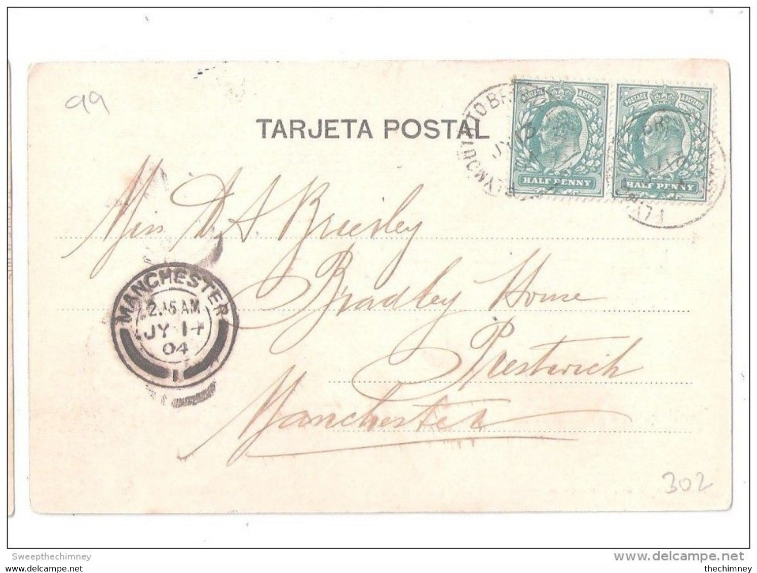 Used 1902 GB Stamps Postmark On Colombie Barranquilla Colombia Dos Non Divise CALLE DEL BANCO FLOHR PRICE & CO - Colombia