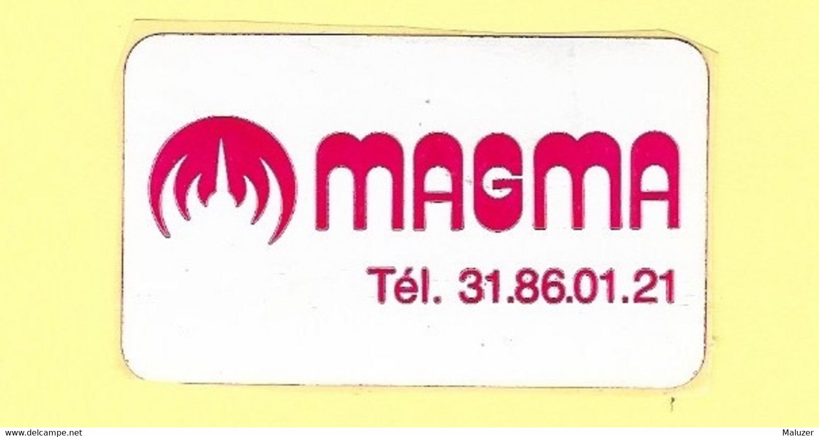 AUTOCOLLANT STICKER - MAGMA - GROUPE DE ROCK - Stickers