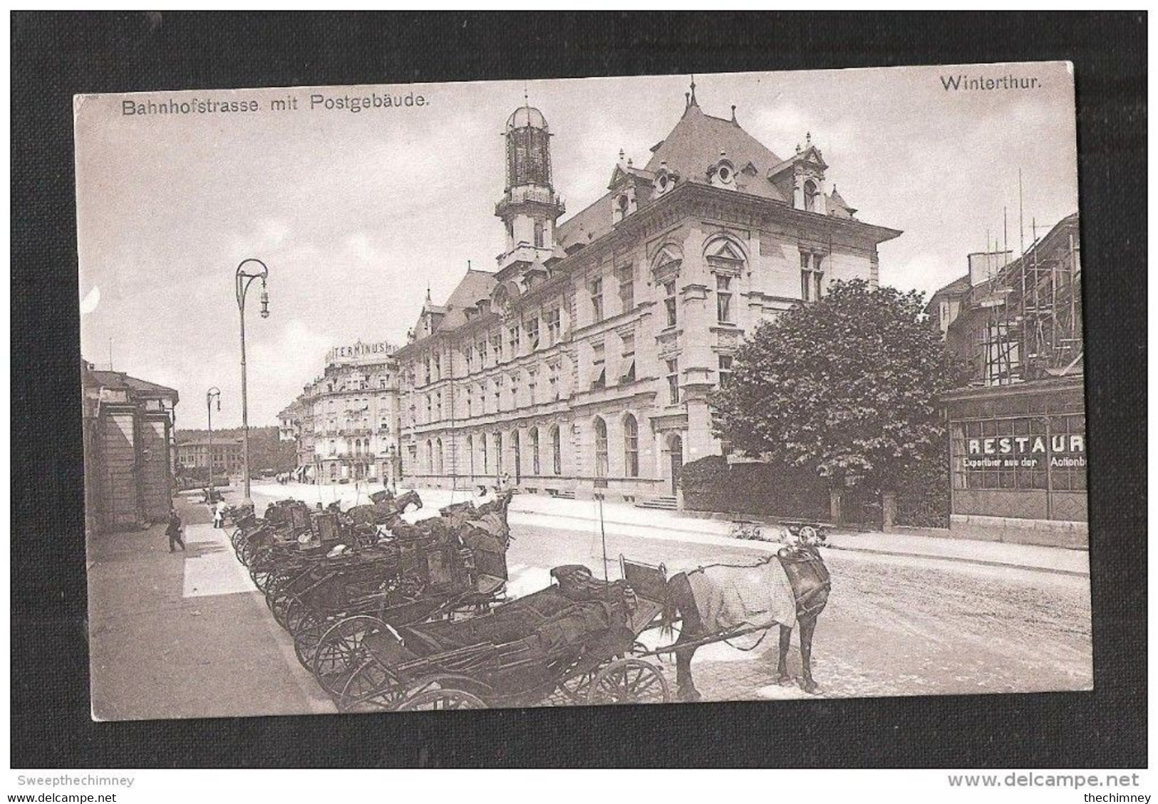 WINTERTHUR ZH Zurich WINTERTHUR Bahnhofstrasse RAILWAY STATION Ungelaufen Unused - Zürich