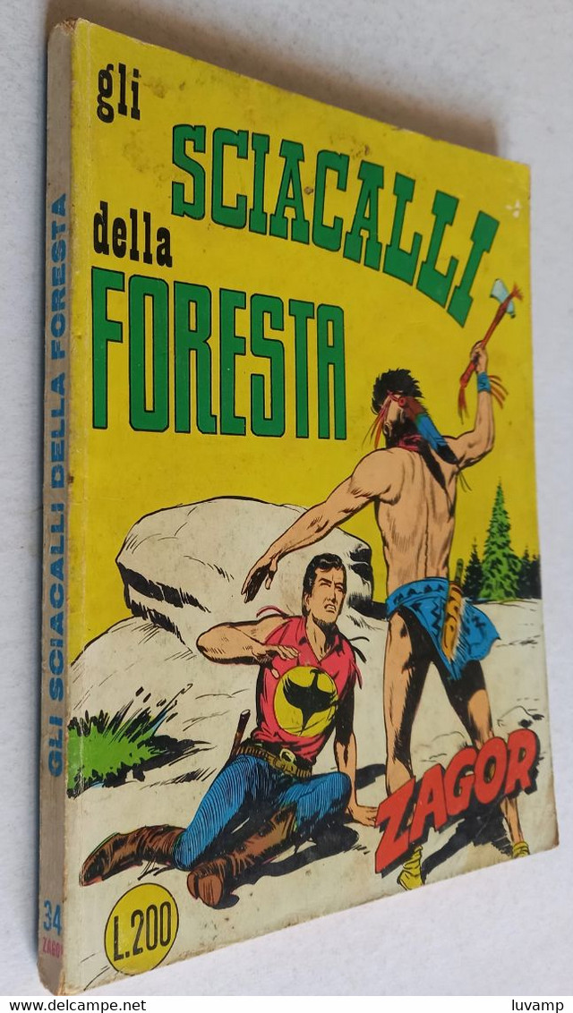 ZAGOR ZENITH  ROSSO PRIMA RISTAMPA - N.  34 (CART 42) - Zagor Zenith