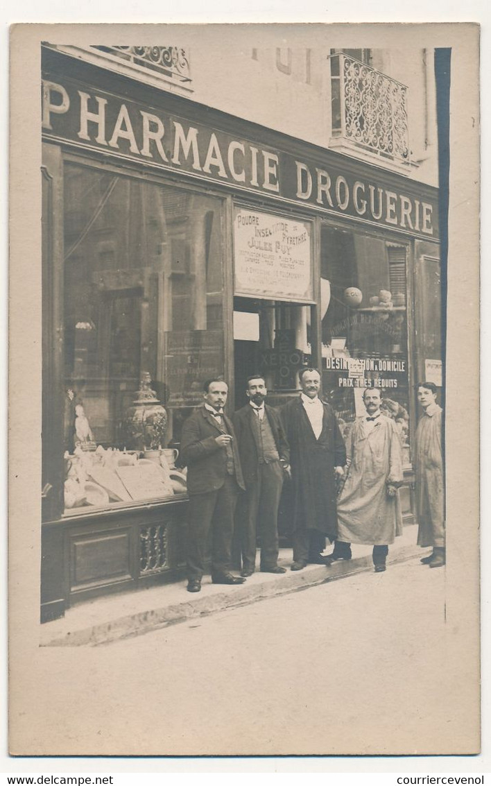 1 CPA + 3 CPA Photo - GRENOBLE (Isère) - La Pharmacie Puy - Grenoble