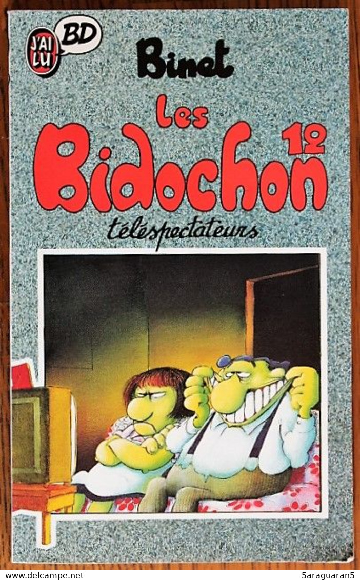 BD LES BIDOCHON - 12 - Les Bidochon Téléspectateurs - Livre De Poche J'ai Lu 1997 BASF - Bidochon, Les